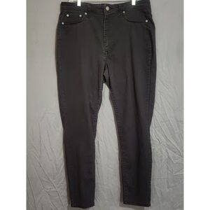Gojane Black High Rise Skinny Jeans Stretch Denim Pants Size 15